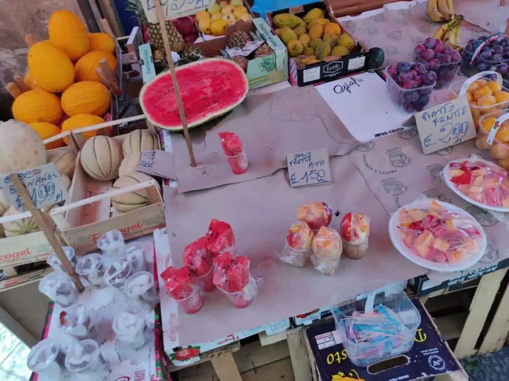Fresh fruit on a food stall