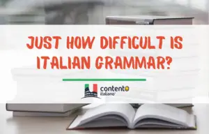 Is Italian grammar difficult