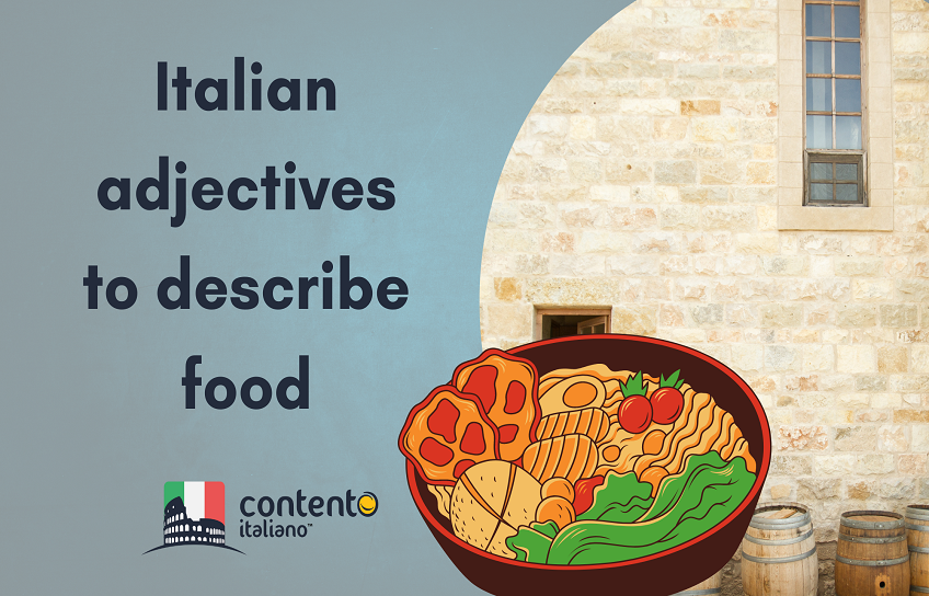 Article banner for Italian adjectives for food