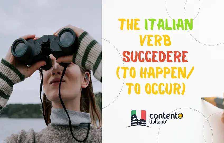 How to use the Italian verb succedere